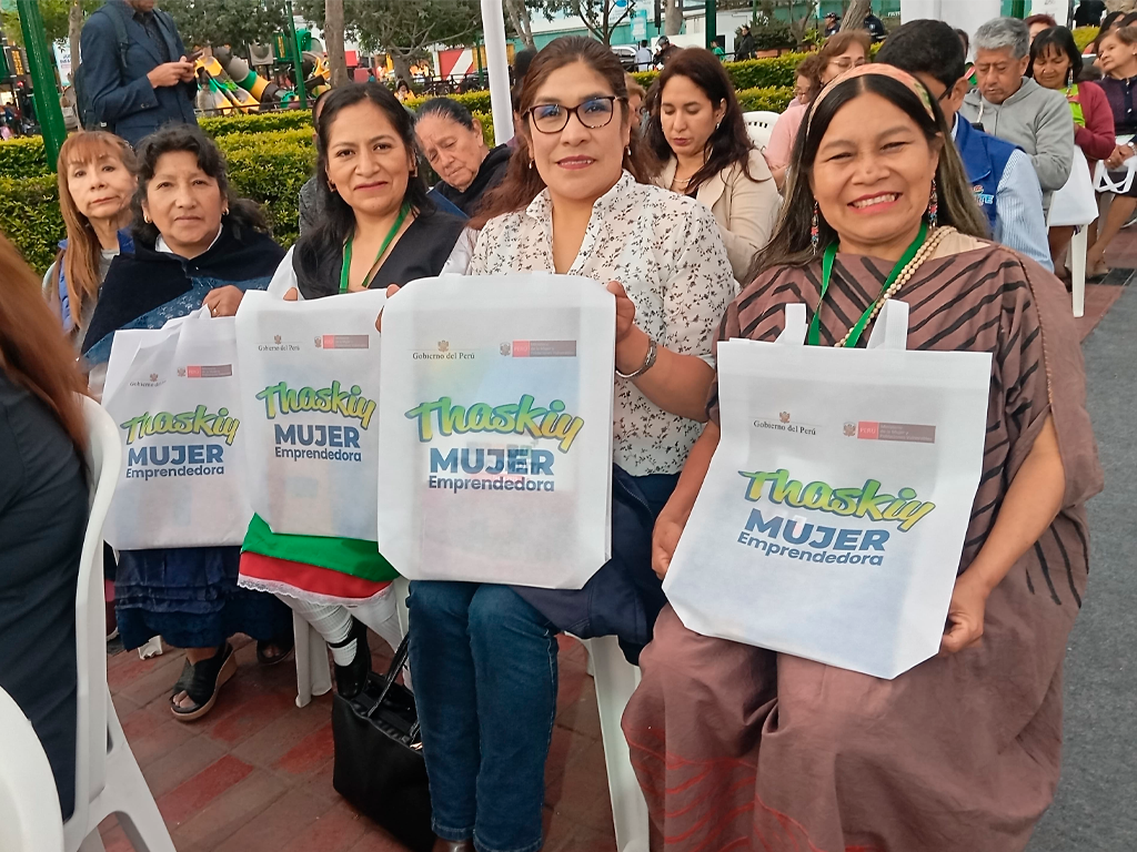 Mujeres emprendedoras de Pasco